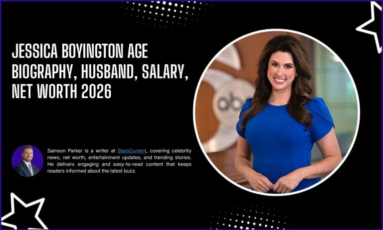 Jessica Boyington Age, Biography, Husband, Salary, Net Worth 2026